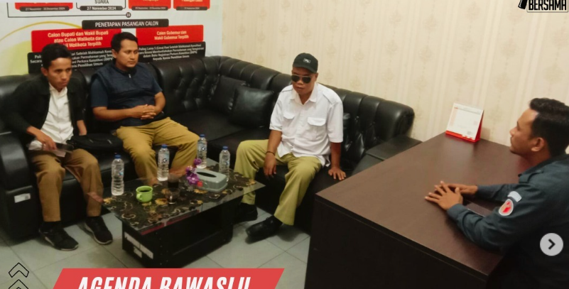 ketua bawaslu kota cilegon bersama PERTUNI
